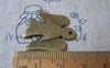 Accessories - 10 Pcs Of Antique Bronze Blank Angel Charms 26x28mm A4317