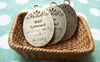 Accessories - 10 Pcs Of Antique Bronze Blank Oval Pendant Charms 16x25mm A1749