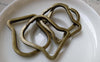 Keys & Locks - 10 pcs Antique Bronze Bottle Shaped Keyring A6050