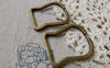 Keys & Locks - 10 pcs Antique Bronze Bottle Shaped Keyring A6050