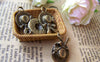 People's Accessories - 10 pcs Antique Bronze Bow Tie Summer Hat Charms A1409