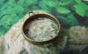 Accessories - 10 Pcs Of Antique Bronze Brass Adjustable Single Loop Ring Bases 20mm A3478