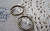 Accessories - 10 Pcs Of Antique Bronze Brass Adjustable Single Loop Ring Bases 20mm A3478