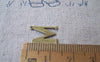 Accessories - 10 Pcs Of Antique Bronze Brass Alphabet Letter M Charms 10x15mm A2418