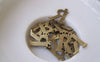 Accessories - 10 Pcs Of Antique Bronze Brass Alphabet Letter R Charms 10x15mm A2423