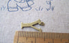 Accessories - 10 Pcs Of Antique Bronze Brass Alphabet Letter Y Charms 10x15mm A2430