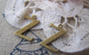 Accessories - 10 Pcs Of Antique Bronze Brass Alphabet Letter Z Charms 10x15mm A2431
