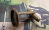 Accessories - 10 Pcs Of Antique Bronze Brass Cuff Links Cufflinks With Round Bezel Setting Match 12mm Cameo A2176