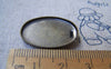 Accessories - 10 Pcs Of Antique Bronze Brass Oval Sawtooth Base Settings Match 18x25mm Cabochon A3203