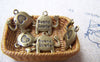 Birds, Pets & Animals - 10 pcs Antique Bronze Buena Suerte Elephant Charms A3871