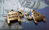 Birds, Pets & Animals - 10 pcs Antique Bronze Buena Suerte Elephant Charms A3871