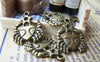 Accessories - 10 Pcs Of Antique Bronze Cancer Crabs Constellation Charms 18x22mm A891