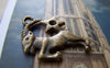 Accessories - 10 Pcs Of Antique Bronze Capricorn The Sea Goat Constellation Charms 20x25mm A1813