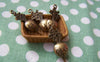 Accessories - 10 Pcs Of Antique Bronze Carrot Charms 12x34mm A422