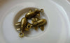 Accessories - 10 Pcs Of Antique Bronze Cartoon Plane Charms 18x23mm A5645