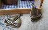 Accessories - 10 Pcs Of Antique Bronze Catamaran Sailing Boat Charms 18x23mm A949