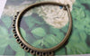 Accessories - 10 Pcs Of Antique Bronze Chandelier Earring Drops Pendants Charms 36x46mm A7104
