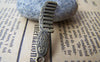 Accessories - 10 Pcs Of Antique Bronze Comb Charms 8x36mm A1453