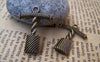 Accessories - 10 Pcs Of Antique Bronze Corkscrew Charms 20x22mm