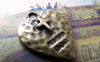 Accessories - 10 Pcs Of Antique Bronze Cross Heart Charms 19x21mm A1273