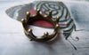 Accessories - 10 Pcs Of Antique Bronze Crown Ring Charms 6x17mm A1450