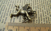Accessories - 10 Pcs Of Antique Bronze Cupid Charms Pendants 26x26mm A715