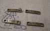Accessories - 10 Pcs Of Antique Bronze Curved Bar Charms 4x21mm A3362