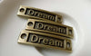 Accessories - 10 Pcs Of Antique Bronze Curved Bracelet Connector Charms 10x35mm A6408
