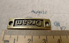 Accessories - 10 Pcs Of Antique Bronze Curved Bracelet Connector Charms 10x35mm A6408