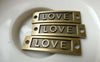 Accessories - 10 Pcs Of Antique Bronze Curved Bracelet Connector Charms 10x35mm A6410