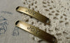 Accessories - 10 Pcs Of Antique Bronze Curved Bracelet Connector Charms 8.5x49mm  A6439