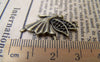 Accessories - 10 Pcs Of Antique Bronze Dancing Angel Fairy Charms Small Size 18x26mm A683