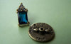 Accessories - 10 Pcs Of Antique Bronze Detector Round Charms 15mm A596