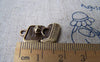 Accessories - 10 Pcs Of Antique Bronze Diamond Ring In Box Charms 12x17mm A1471
