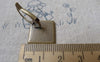 Accessories - 10 Pcs Of Antique Bronze Diamond Shape Earwire Base Setting Match 15mm Bezel Sawtooth Edge A7043