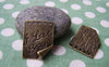 Accessories - 10 Pcs Of Antique Bronze Diary Page Love Letter Charms 20x25mm A1385