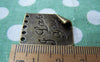 Accessories - 10 Pcs Of Antique Bronze Diary Page Love Letter Charms 20x25mm A1385