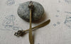 Accessories - 10 Pcs Of Antique Bronze Dinner Crown Knife Charms 8x60mm A6530
