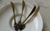 Accessories - 10 Pcs Of Antique Bronze Dinner Crown Knife Charms 8x60mm A6530