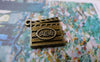 Accessories - 10 Pcs Of Antique Bronze Director Movie Clapperboard Charms 16mm A5691