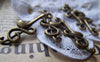 Accessories - 10 Pcs Of Antique Bronze Double Music Note Charms 11x32mm A1695