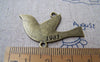 Birds, Pets & Animals - 10 pcs Antique Bronze 1983 Dove Bird Connector Charms 25x40mm A280