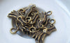 Accessories - 10 Pcs Of Antique Bronze Dragon Head Charms 17x22mm A4816