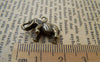 Accessories - 10 Pcs Of Antique Bronze Elephant Pendants Charms 11x19mm A2865