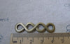 Accessories - 10 Pcs Of Antique Bronze Figure 8 Connector Charms 10x44mm A7751