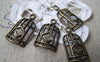 Accessories - 10 Pcs Of Antique Bronze Filigree Bird Cage Charms 13x26mm A161