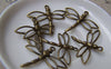 Accessories - 10 Pcs Of Antique Bronze Filigree Dragonfly Charms Pendants 27x33mm A1815