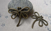 Accessories - 10 Pcs Of Antique Bronze Filigree Dragonfly Charms Pendants 28x30mm A6029