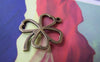 Accessories - 10 Pcs Of Antique Bronze Filigree Four Leaf Clover Lucky Flower Charms 18x25mm A3605