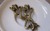 Accessories - 10 Pcs Of Antique Bronze Filigree Fox Charms 19x34mm A5205
